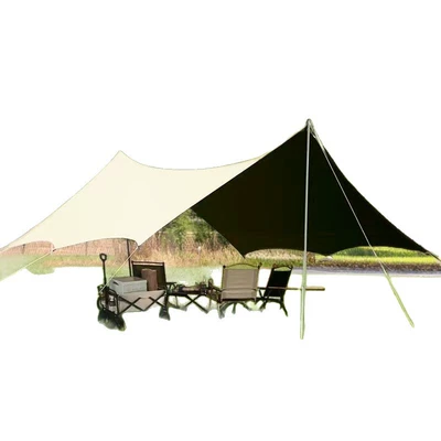 Avtomobil yan çətirləri — Rainproof, Outdoor Canopy Fabric with Silver