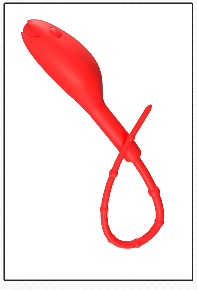 Jiuai Tadpole Prostate Vibrating Massager Silicone One-Handed Adult Toy — detail image 13