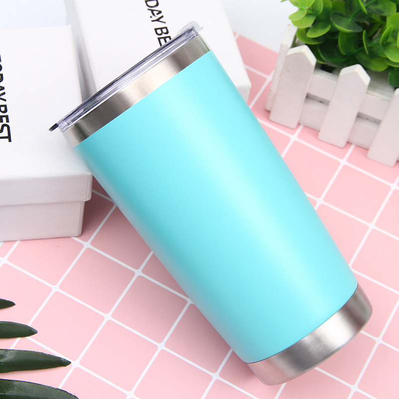 20oz taza de coche vaso de acero inoxidable regalo de Navidad DIY taza de coche taza de cerveza imagen logo taza de coche