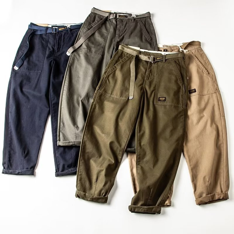 Straight-leg fashion trendy brand youth popular workwear pants, high-waisted summer 2026 men's casual shorts, loose fit Straight-leg fashion trendy brand youth popular workwear pants, high-waisted summer 2026 men's casual shorts, loose fit