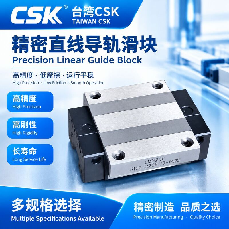 Taiwan CSK linear guide rail slider in stock for wholesale LMG15 20 25 30 35 45 H LH C LC T Taiwan CSK linear guide rail slider in stock for wholesale LMG15 20 25 30 35 45 H LH C LC T