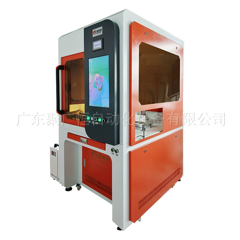 Онлайн УФ-лазерный маркировочный станок, лазерный гравер для керамики, стекла и кристаллов, встроенный онлайн-чернильный принтер