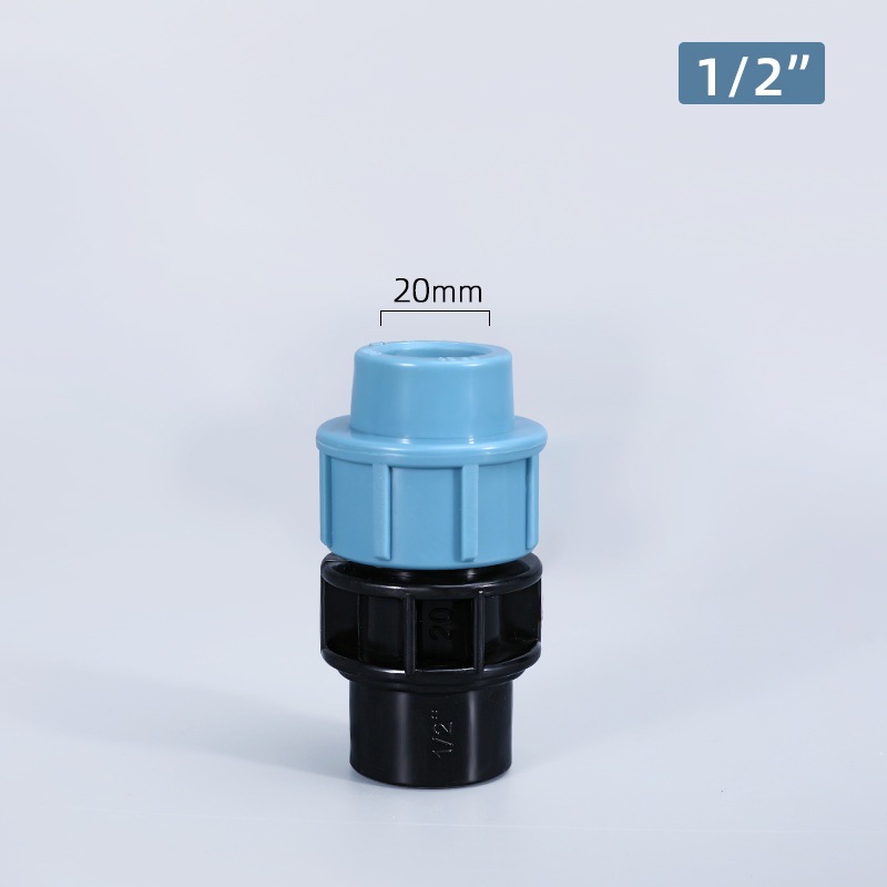 Conector de tubería de agua de plástico PE accesorios de tubería de conexión rápida PE reparación de emergencia cable interno codo PE Conexión de tarjeta rápida cable externo tee al por mayor