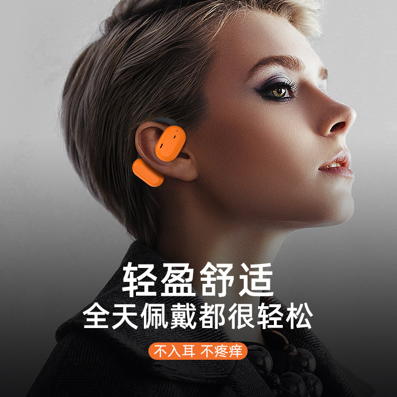 Nuevo Comercio exterior transfronterizo auricular Bluetooth inalámbrico sacudiendo rápido e-commerce solo oído conducción ósea oído-montado deportes reducción de ruido al por mayor