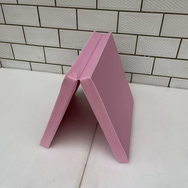 Pu leather light pink 2 folds 100*50*5