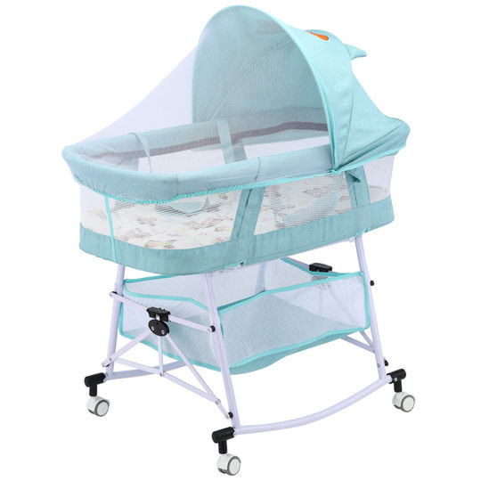 Children's Cradle Newborn Bed-in-bed Multifunctional Portable Sleeping Basket Baby Rocking Chair Cradle