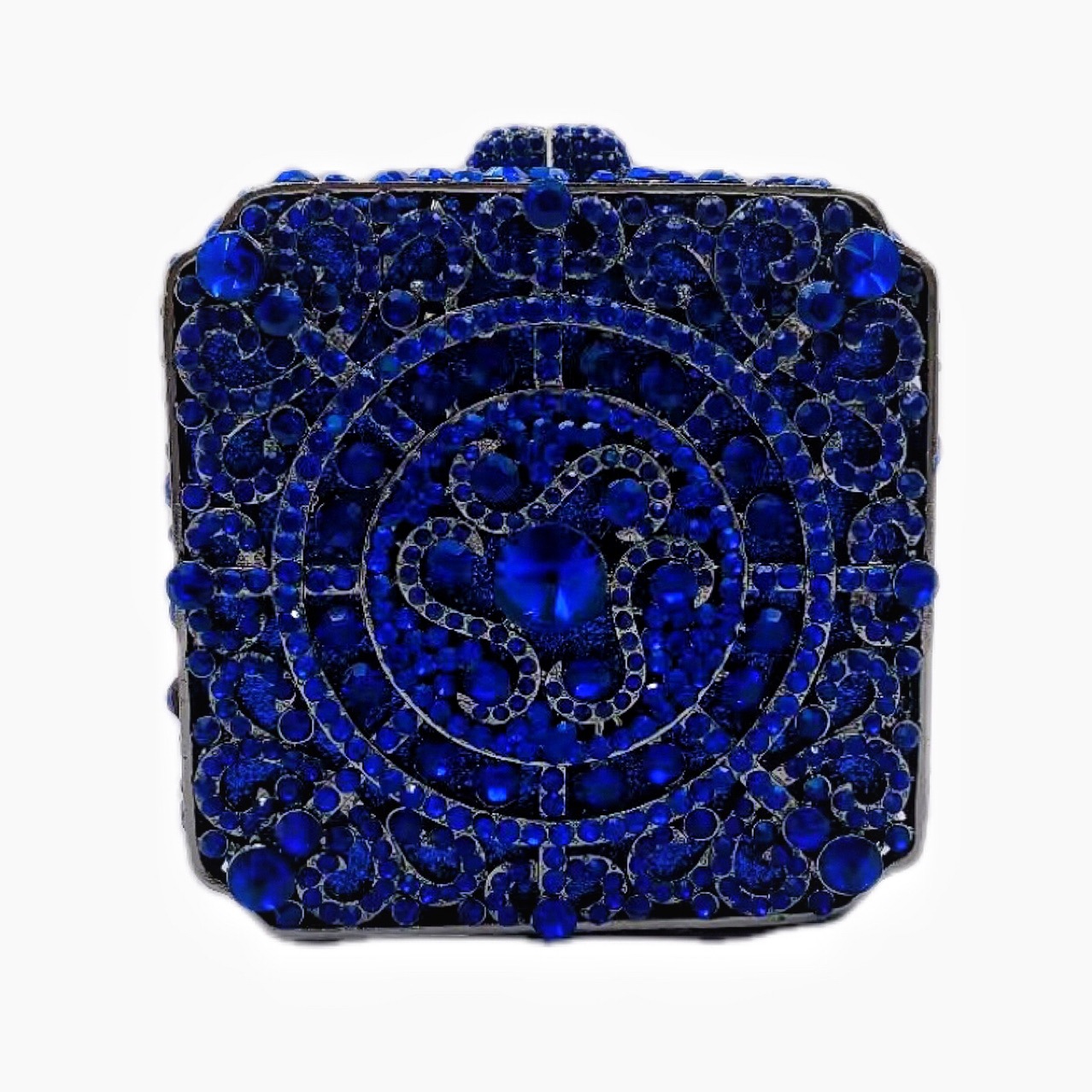 * Nuevo paquete transfronterizo de caja cuadrada con diamantes bolsas de banquete europeas y estadounidenses bolsas de diamantes de mano bolsas de embrague