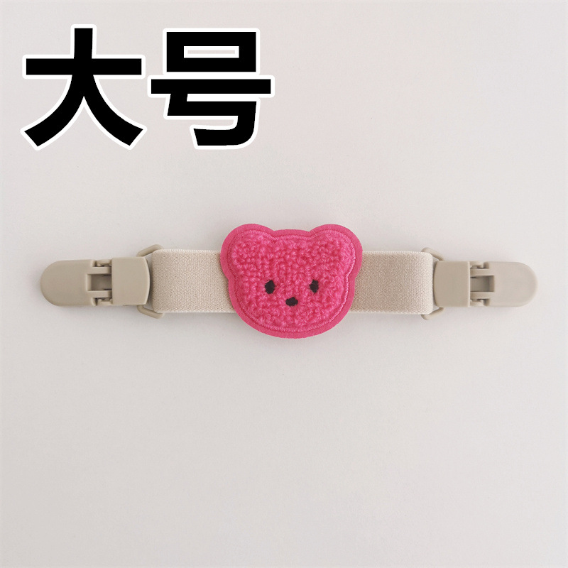 INS estilo coreano clip de suspensión oso pantalones de tirantes para niños clip anti-caída clip de la correa del hombro soporte de la falda de la suspensión antideslizante artefacto de hombro