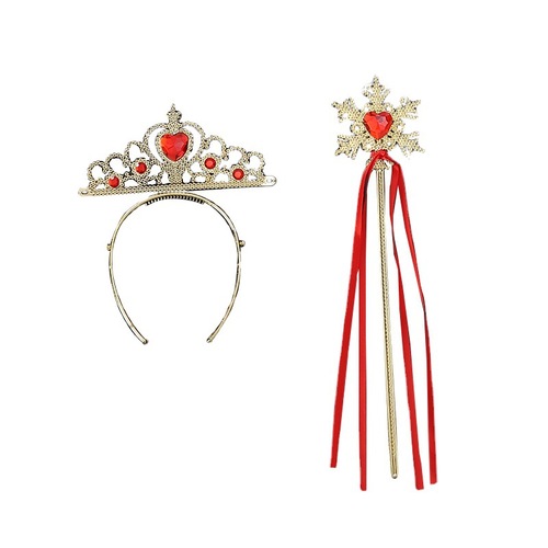 Princess Crown Magic Wand, Braids, Gloves, Flippers, Paper Box