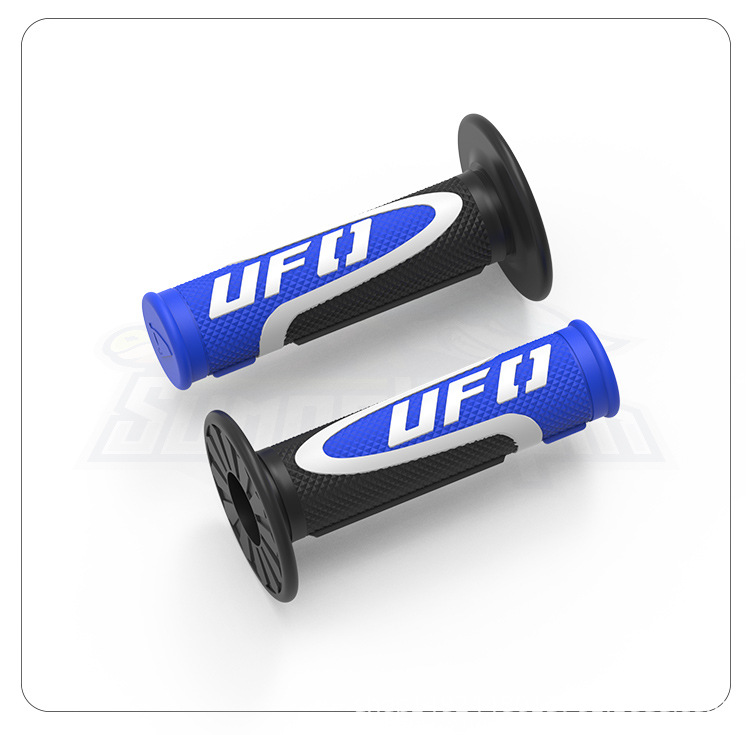 Scooter Motorcycle Modified Handlebar Rubber Ufo Three-Color Handlebar Cover Off-Road Vehicle Motorcycle Rubber Anti-Slip Handlebar Cover