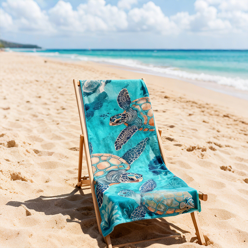Microvezelhanddoek voor grensoverschrijdende verzending, groothandel in bedrukte sneldrogende badhanddoeken voor zwemmen en strand._voghion.com