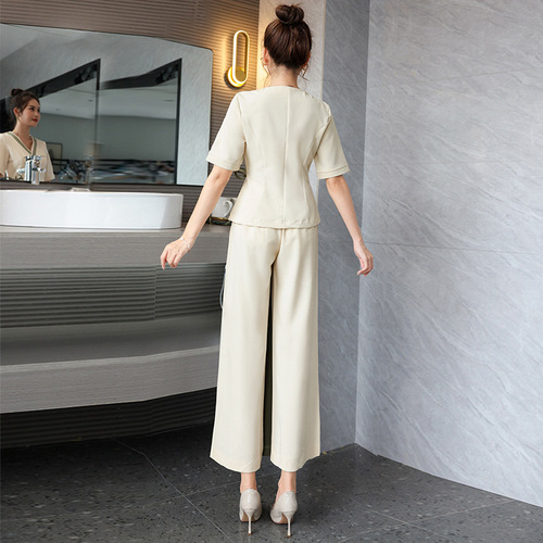 Beauty salon beautician health center clothing temperament foot bath technician work clothes high-end hotel Thai massage work clothes
