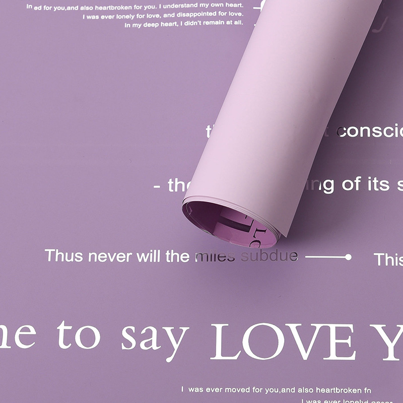 Huaxi Armani Inglés papel de embalaje de flores de aluminio de plata papel de ramo de flores hecha a mano DIY florista floral comercio exterior al por mayor