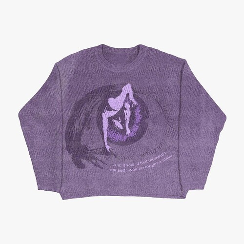 European and American autumn and winter trendy brand graffiti print streetwear casual sweatshirts and knits for men and women