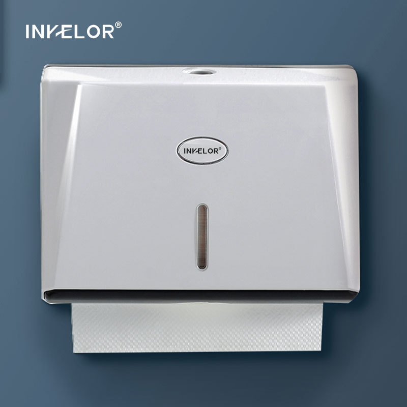 Caja de toallas de mano montada en la pared, inodoro, toallas de mano sin perforación, caja de extracción de papel de cocina comercial