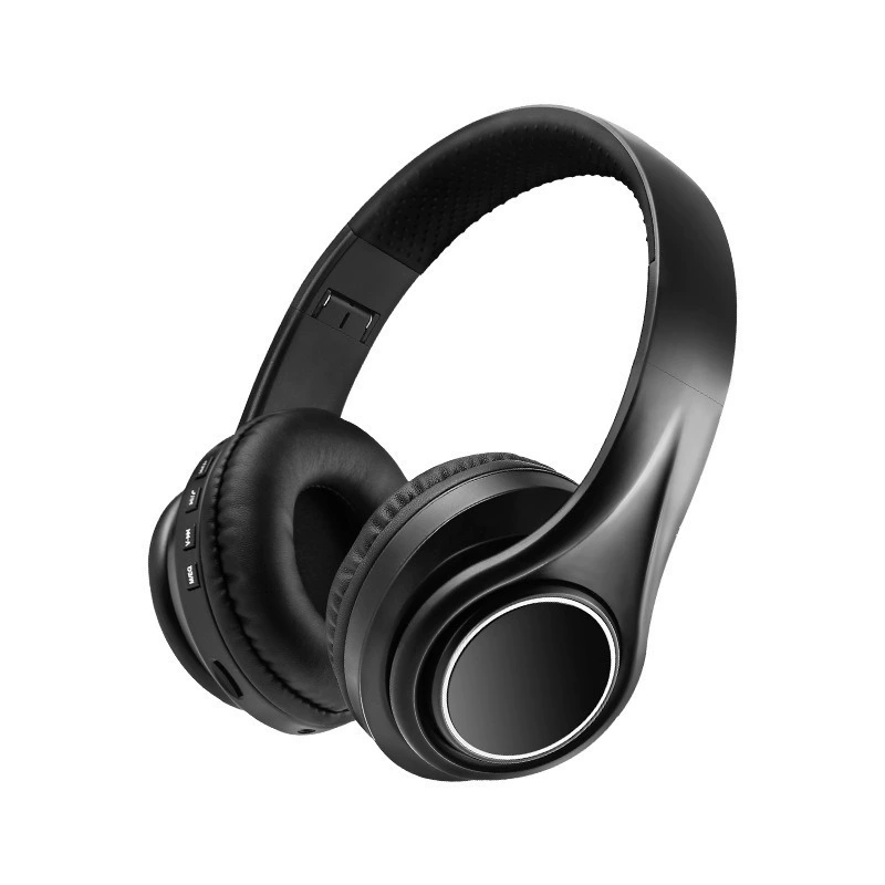 Стильные складные накладные Bluetooth-наушники с мощным басом, стерео, заводская частная модель