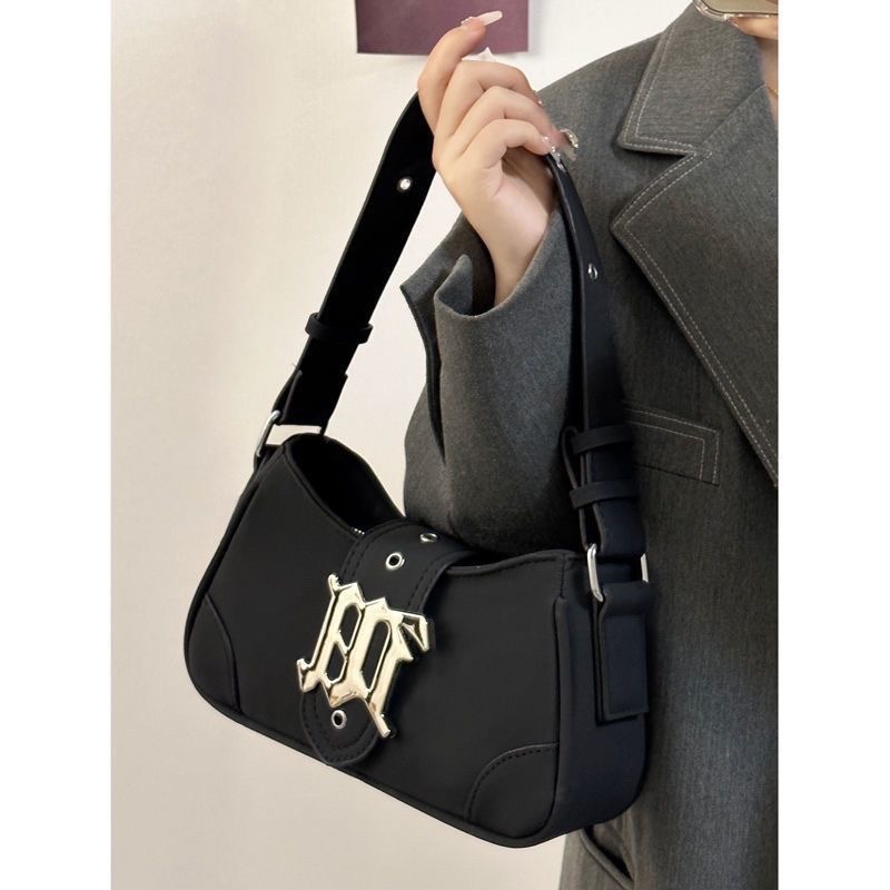 Guangzhou Factory Baguette Vintage Frosted Suede Bag 2023 New Millennium Spice Underarm Bag Women's Portable Crossbody Bag