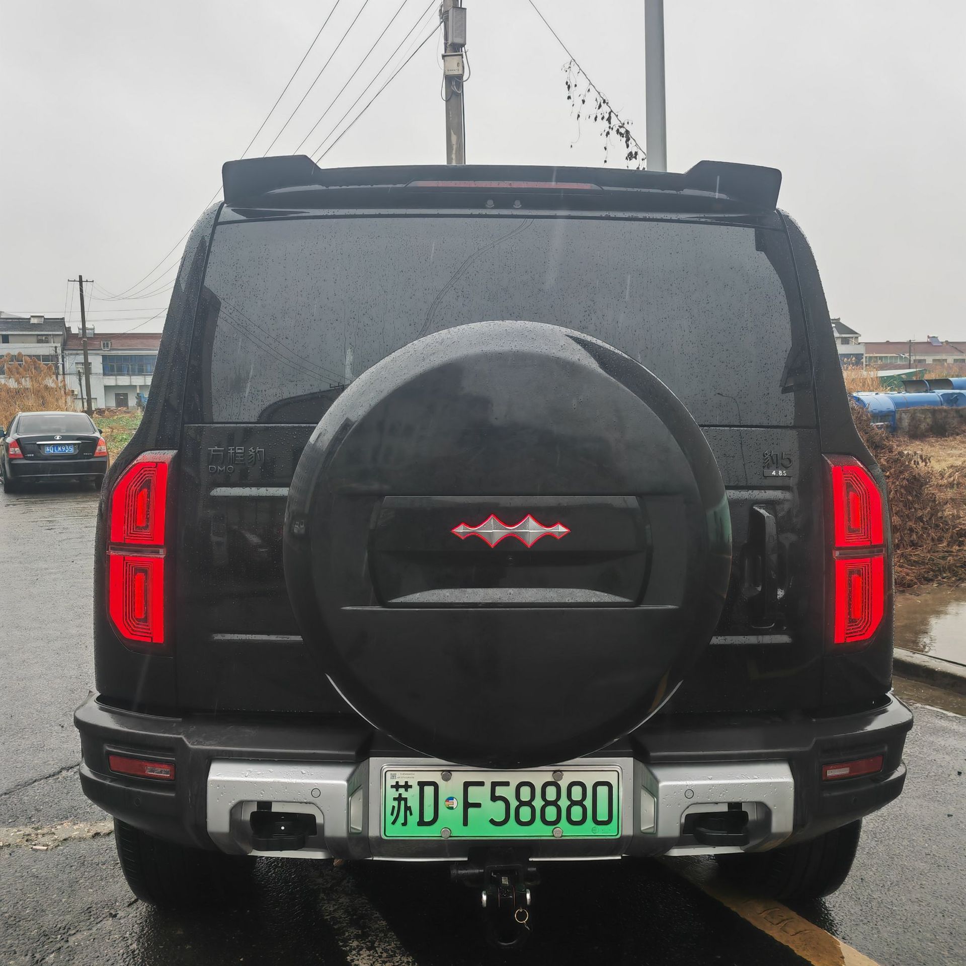 Suitable for Haval Raptor Spare Tire Cover Tire Sleeve Modification Exterior Rear Tire Shell Off-Road Accessories 2026 Model