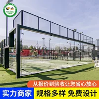 Пластинчатый теннисный корт Панорама Падель корт plate tennis court Теннисный корт Производитель
