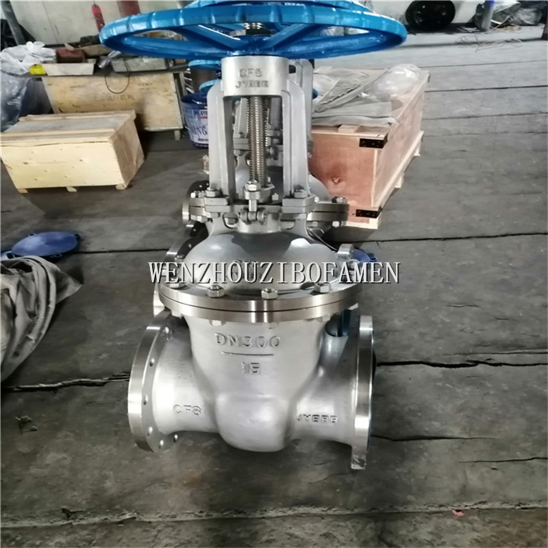 手动伞齿轮不锈钢楔形闸阀 Z541W-64P Z541Y-64P 化工不锈钢闸阀