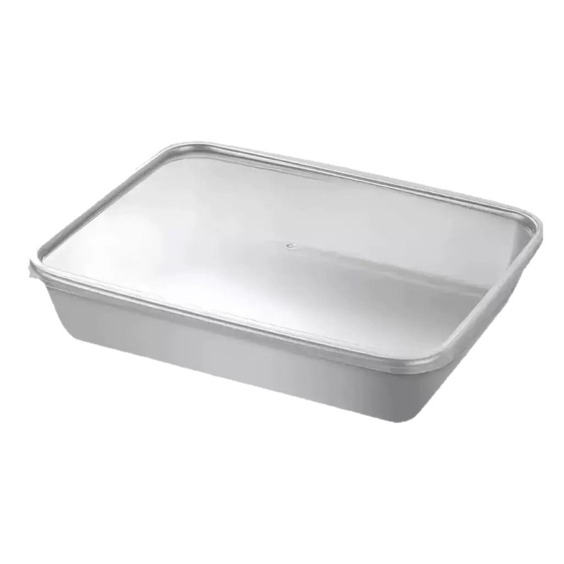 不锈钢加厚方盘带盖食品级托盘保鲜盒长方形盒子熟食凉菜盘备菜盘|undefined