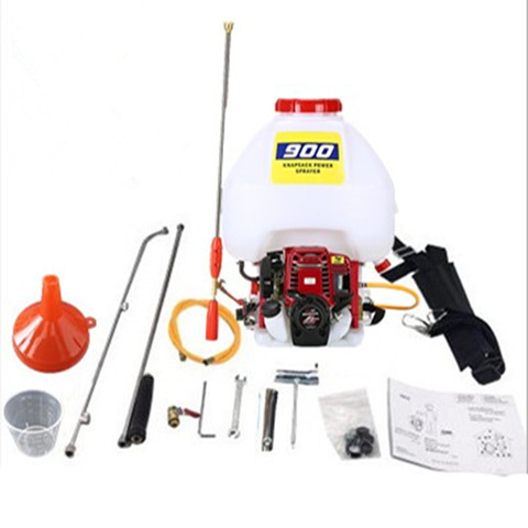 新款GX35汽油高压打药机四冲程铜泵头背负式园林果树农用喷雾器机