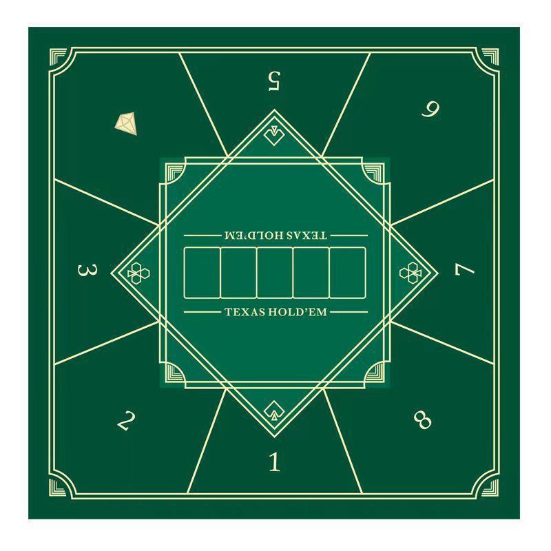 Tejas jugando a la tarjeta mantel estera redonda mesa cuadrada estera de goma estera de mesa dedicada Mahjong chip juego estera