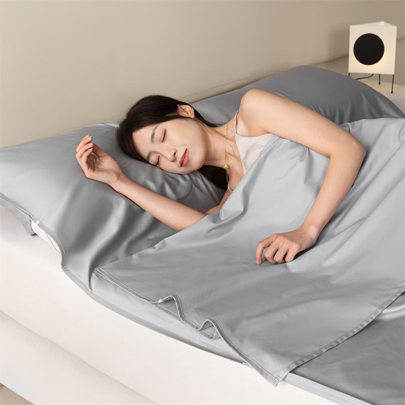 긴 스테이플면 침낭-라이트 그레이