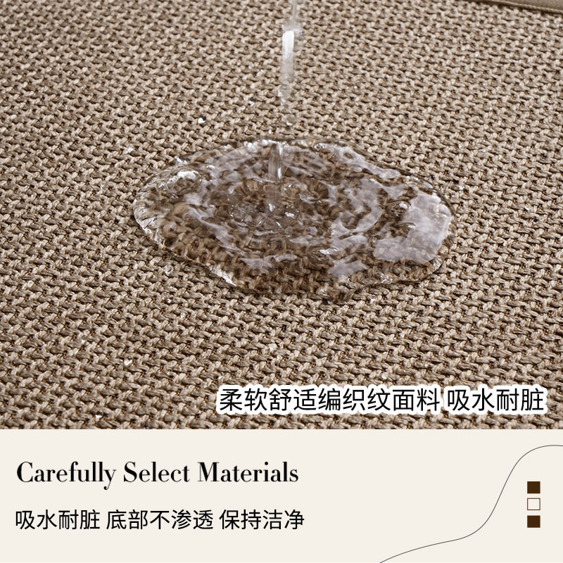 卡通仿亚麻加厚浴室地垫吸水防滑垫速干家用卫生间厕所门口脚垫|undefined