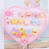 Cute children's cartoon resin for kindergarten, ring, jewelry, flowered, Aliexpress