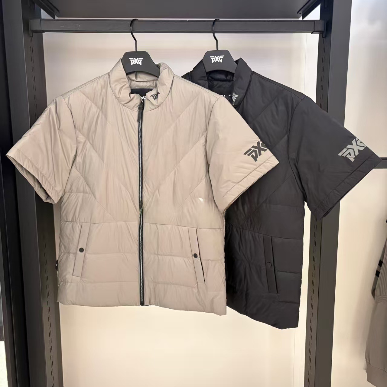 Autumn and Winter New Korean Original Golf Men's down Jacket Vest, Warm, Slimming, Versatile, Windproof Jacket Vest