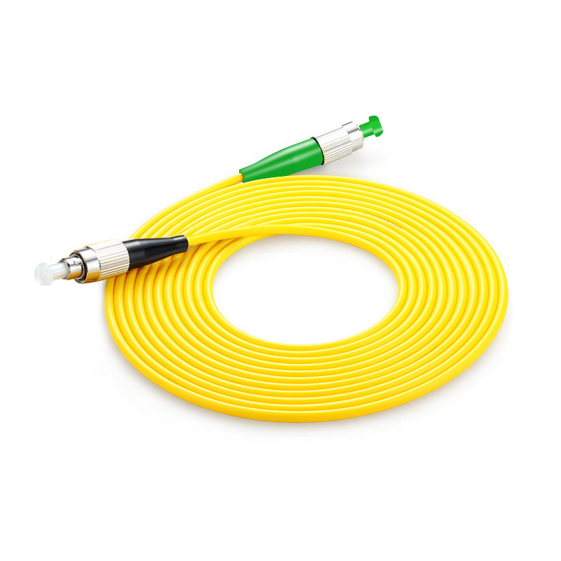 光纤跳线电信级FCAPC-FCUPC单模尾纤1米光纤线圆头光纤跳线网络级