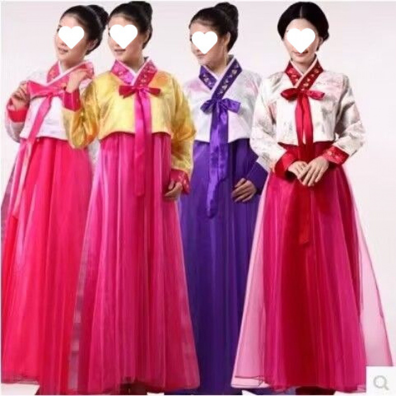 朝鲜服族服装女大长今演出服成人朝鲜族演出服传统舞蹈韩服女款