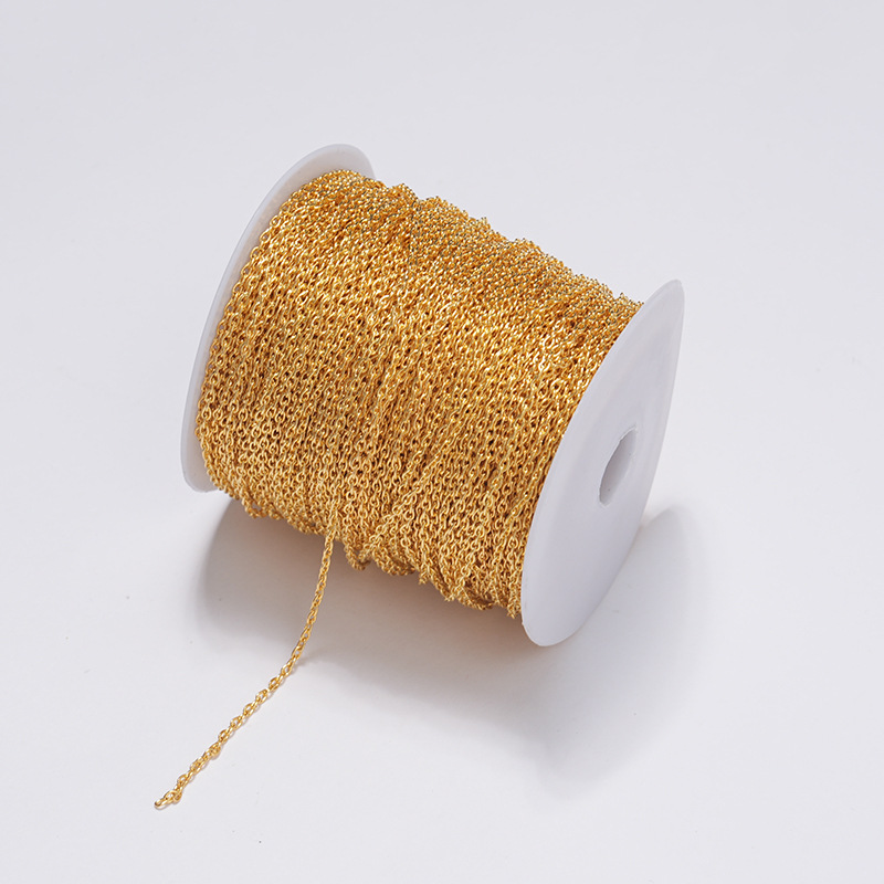 cadena DIY cadena de joyería cadena cruzada redonda cadena O cadena cadena O cadena cadena de joyería