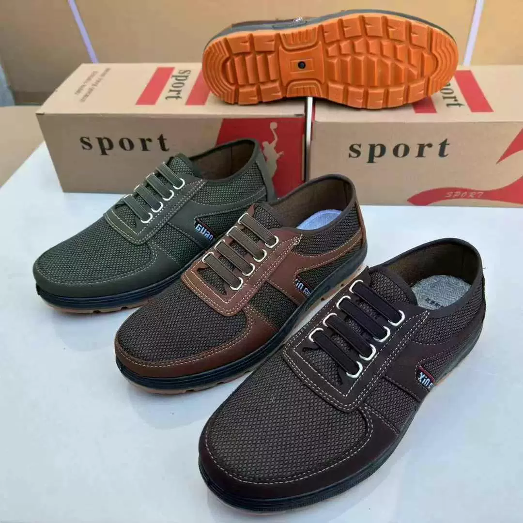 Тканевые туфли на четырех ремешках, классические старинные пекинские тканевые туфли для мужчин, рабочие туфли с низкой резиновой подошвой, мужские туфли без шнуровки оптом