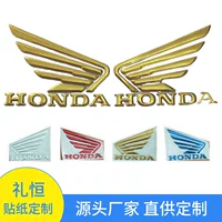 Спот Honda мотоцикл HONDA крылья этикетирование декоративных букв модифицированный логотип автомобиля 3D стерео мягкая этикетка