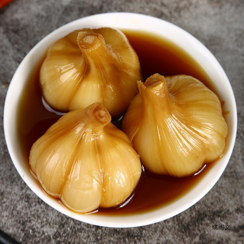 农家风味糖醋蒜头红糖蒜腌蒜头甜蒜头开胃菜下饭菜下酒菜泡蒜糖蒜|undefined
