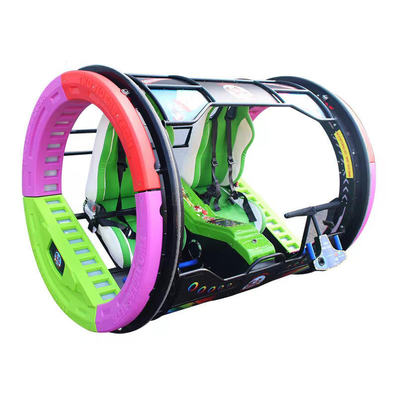 Al aire libre cabina eléctrica 360 bar coche doble choque carro rodillo parque de recreo turismo comercial