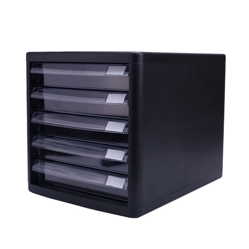 Kedeyou 5-capa transparente cajón de almacenamiento de escritorio tire del Gabinete de archivo gabinete de archivo de almacenamiento de escritorio