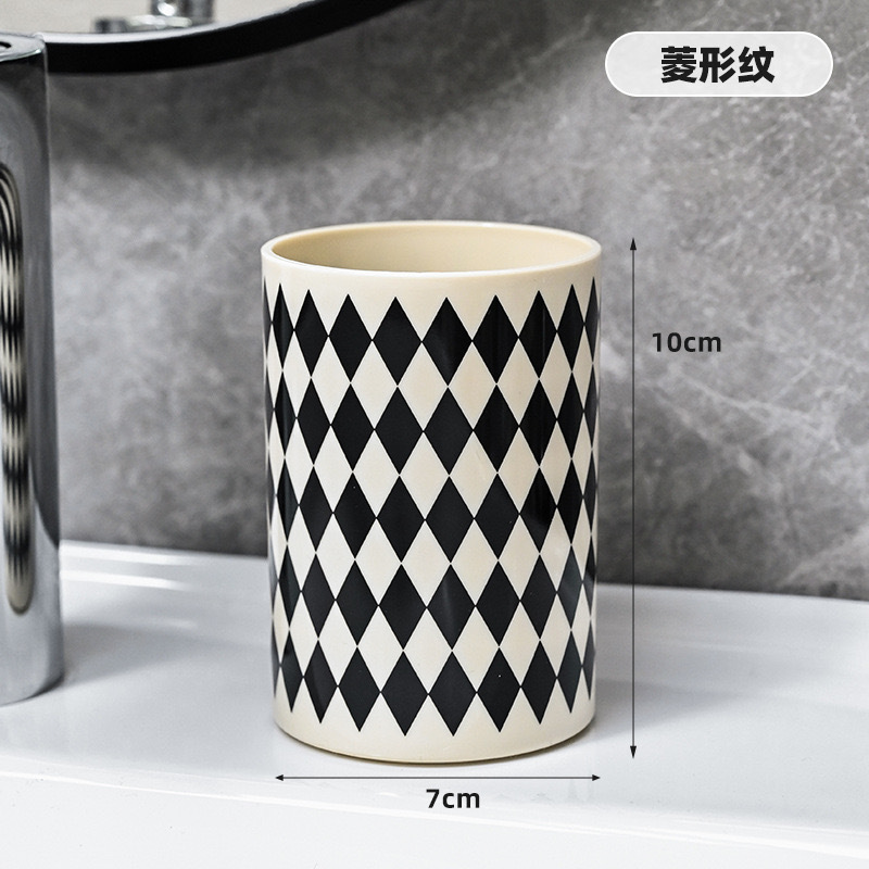 Taza de enjuague de alta calidad de pareja, taza de enjuague bucal, taza de plástico anti-moque, taza de cepillo de dientes para estudiantes.