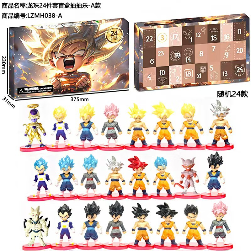 드래곤볼 24피스 블라인드 박스 드로잉 세트-A형