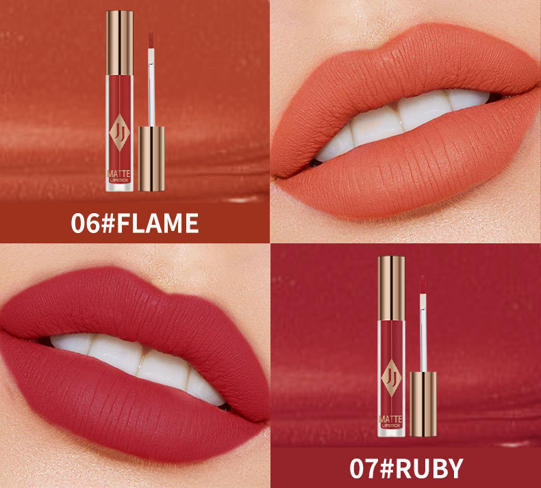 Cross-border JOLLY JOJO Matte Lip Gloss Lip Gloss, Colored velvet matte lipstick undefined