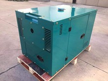 户外用静音10千瓦kw柴油发电机 静音款单三相双缸风冷电启动交流