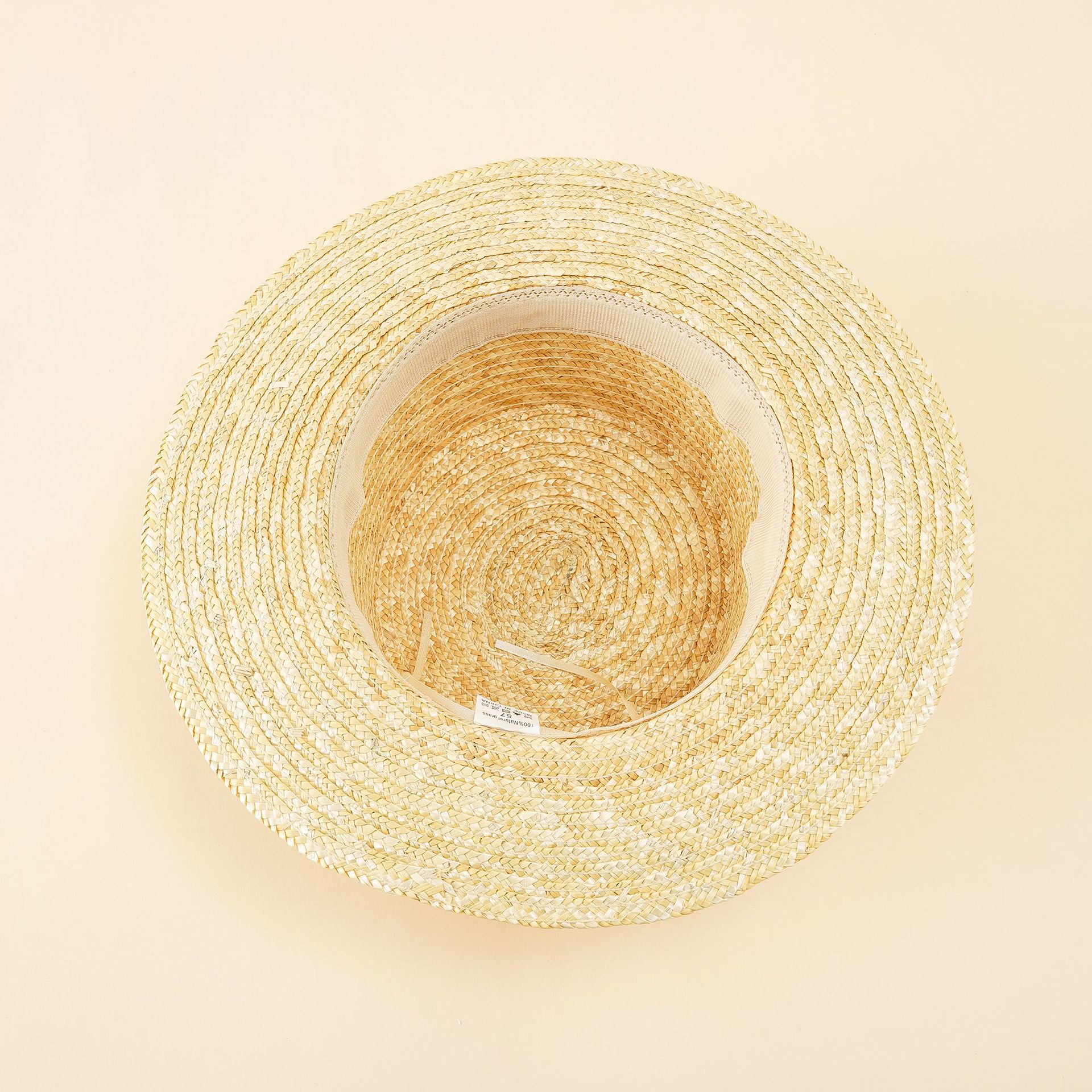 2021 estilo europeo y americano paja tejida color sólido moda verano vacaciones jugar sombrero de ala grande sombrero de paja a prueba de sol