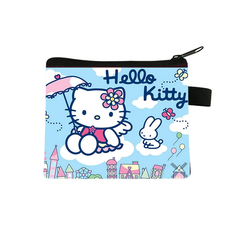 Hello Kitty, кошелек, милый маленький сумка, вместительная сумка через плечо, держатель карт, стиль высокого качества