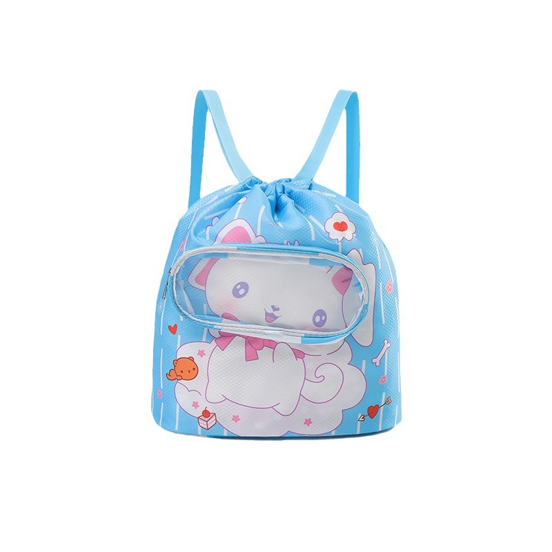 Mochila de baño de separación seca y húmeda para niños, mochila portátil para niños y niñas, mochila encantadora para viajar y jugar en la playa de agua
