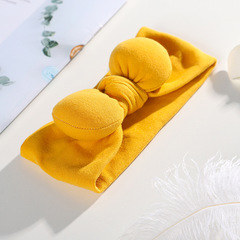 簡約純色髮帶新款蝴蝶結髮帶嬰幼兒護囟門發箍男女寶寶新生兒頭飾