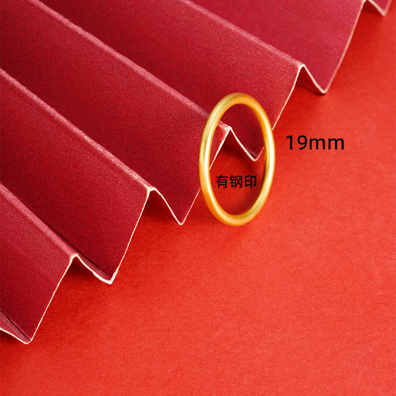 Anillo de oro vietnamita de herencia esmerilado para parejas de anillo antiguo joyas de cola