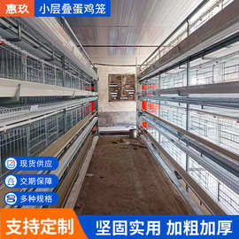 鸡笼子鸡舍养殖小层叠全自动蛋鸡笼喂料鸡舍自动捡蛋集蛋鸡笼设备