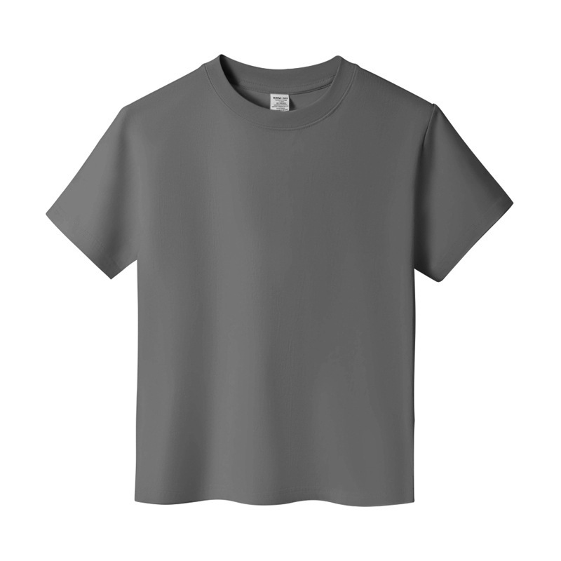 240gヘビーウェイトピュアコットン半袖Tシャツ、男性と女性用、夏カジュアルルーズラウンドネックソリッドカラー半袖ボトムストップ|undefined